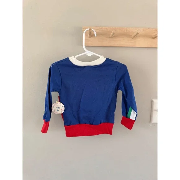 Vintage 2T. Colorblock sweatshirt - Picture 3 of 3